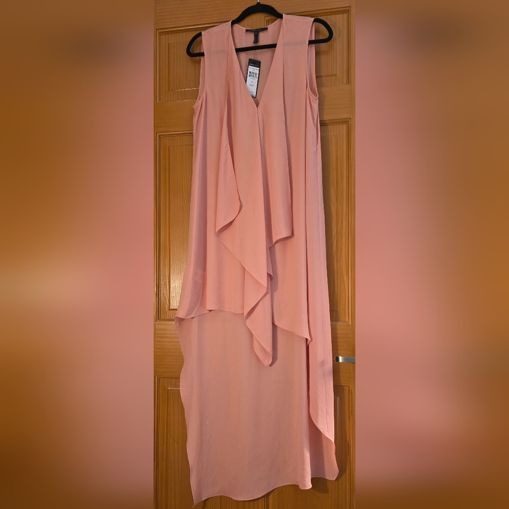 BCBG MAXXAZRIA Size L Peach Dress